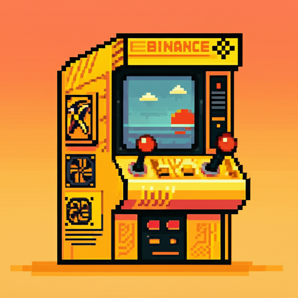 Pixel Art Gaming Console - 8-bit Style Mining Rig